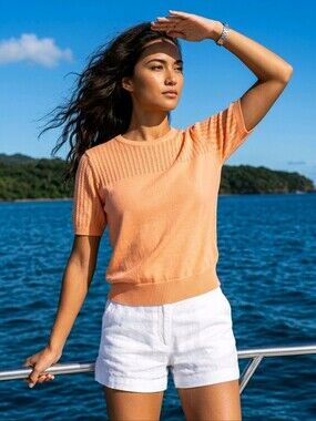 Authentic Vintage Salmon Pink Peach Givenchy Knit Top